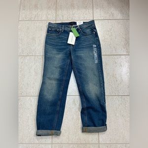 Lucky Brand Boy Mid Rise Relaxed Straight Jeans NWT